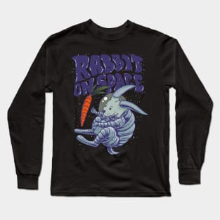 Rabbit On Space Long Sleeve T-Shirt